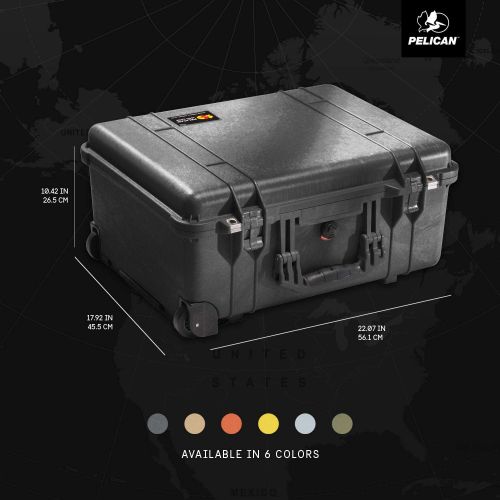  Pelican 1560 Case With Foam (Black)