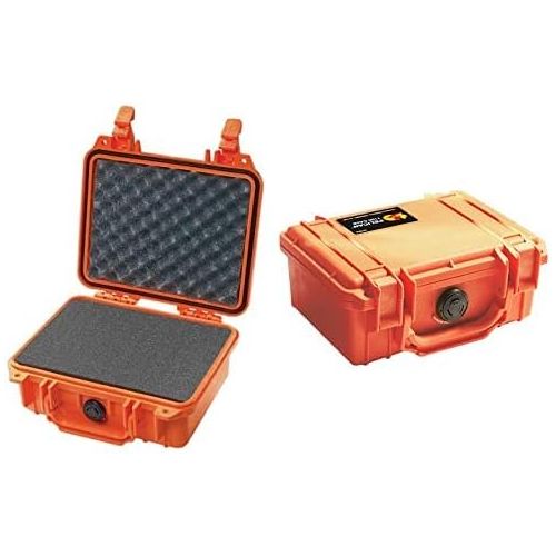  Pelican 1200 Camera Case with Foam (Orange) & 1120 Case with Foam (Orange)