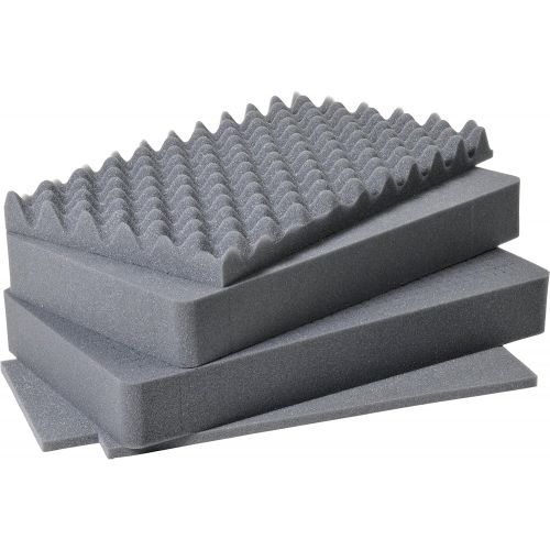  Pelican Products 1510-400-000 1511 4-Piece Replacement Foam Set for 1510 Case (Black)