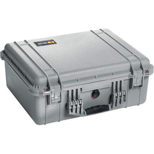  Pelican 1550 Camera Case With Foam (Silver)