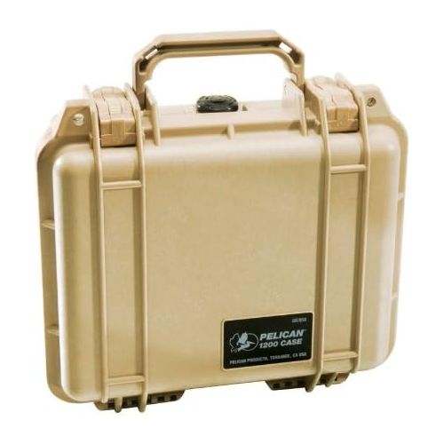  Pelican 1200 Camera Case With Foam (Desert Tan)