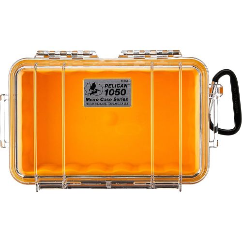  Pelican 1050 Micro Case - for iPhone, GoPro, Camera, and more (Yellow/Clear)