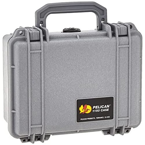  Pelican 1150 Camera Case With Foam (Silver)