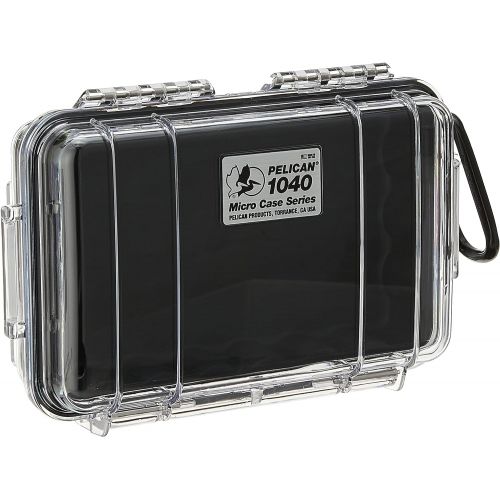  Pelican 1040 Micro Case (Black/Clear), Model:1040-025-100