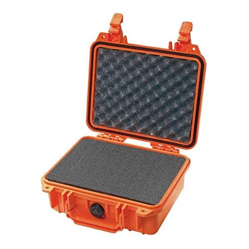  Pelican 1200 Camera Case With Foam (Orange)