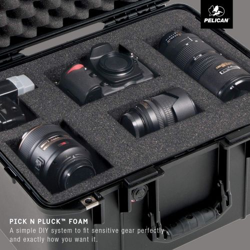  Pelican 1200 Camera Case With Foam (Orange)