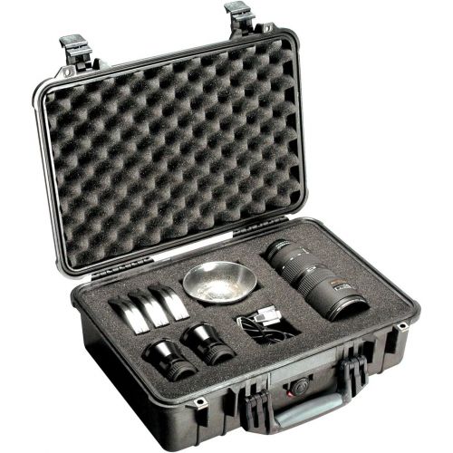  Pelican 1500 Camera Case With Foam (Orange)