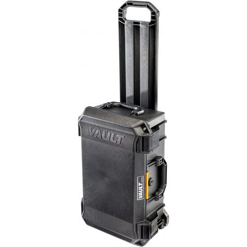  Vault by Pelican - v525 Case with Padded Dividers for Camera, Drone, Equipment, Electronics, and Gear (Black)