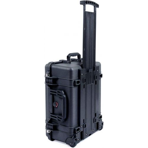  Black Pelican 1560 case with TrekPak Divider System & 1560SC Lid pouches.