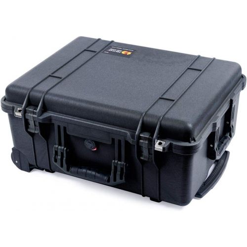  Black Pelican 1560 case with TrekPak Divider System & 1560SC Lid pouches.