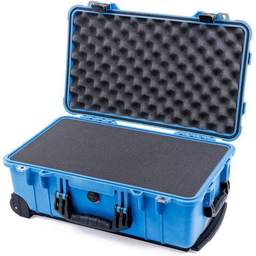  Pelican Blue & Black 1510 Case. With Foam. With wheels.