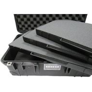 CVPKG and Pelican Pelican 1535 Case with foam & 3 removable trays - Black & red tool control foam
