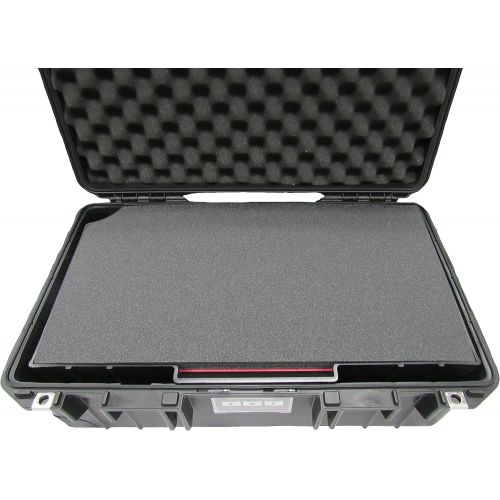  CVPKG and Pelican Pelican 1535 Case with foam & 3 removable trays - Black & red tool control foam