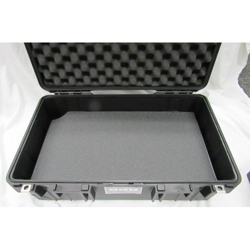  CVPKG and Pelican Pelican 1535 Case with foam & 3 removable trays - Black & red tool control foam