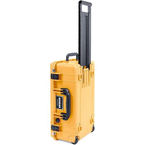  Pelican Yellow & Black Colors series 1535 Air case NO Foam. With wheels.