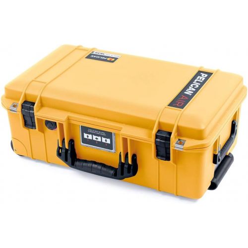  Pelican Yellow & Black Colors series 1535 Air case NO Foam. With wheels.
