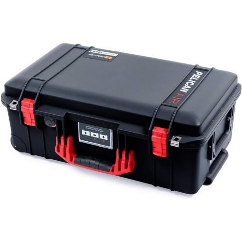  CVPKG & Pelican Black & Red Pelican 1535 Air case, with TrekPak Dividers & 1535 lid organizer.