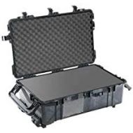 Pelican 1670 Large Case with Foam, 7.39 Bottom Depth, Black