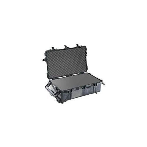  Pelican 1670 Large Case with Foam, 7.39 Bottom Depth, Black