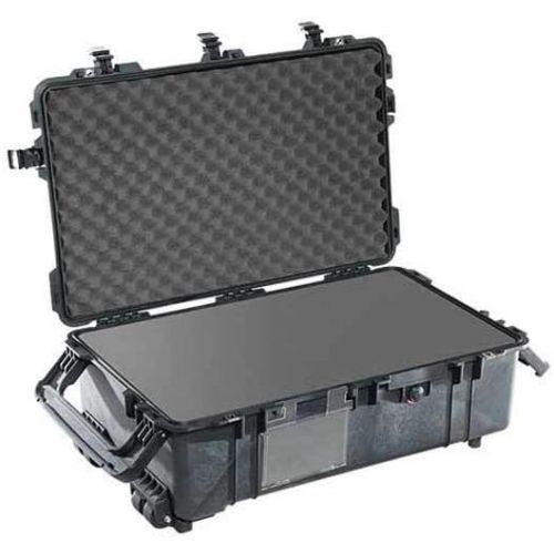  Pelican 1670 Large Case with Foam, 7.39 Bottom Depth, Black