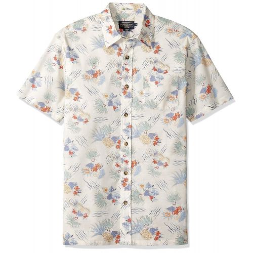  Pendleton Mens Short Sleeve Aloha Shirt