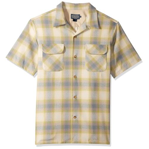  Pendleton Mens Short Sleeve Button Front Board Shirt