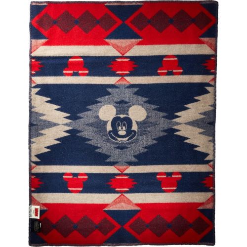  Pendleton Unisex - Mickeys Frontier Jacquard Blanket (Kids) Red One Size