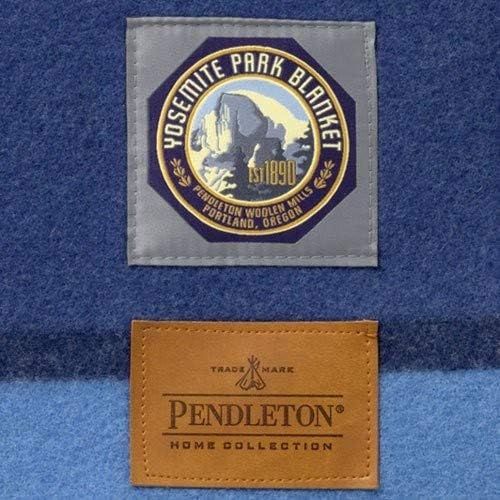  Pendleton Glacier National Park Wool Blanket, White, Full