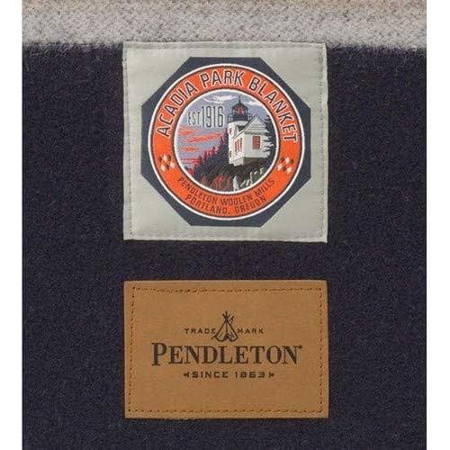  Pendleton Glacier National Park Wool Blanket, White, Full