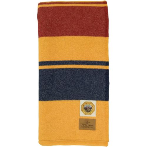  Pendleton Glacier National Park Wool Blanket, White, Full