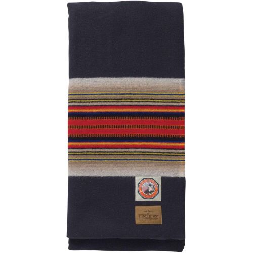  Pendleton Glacier National Park Wool Blanket, White, Full