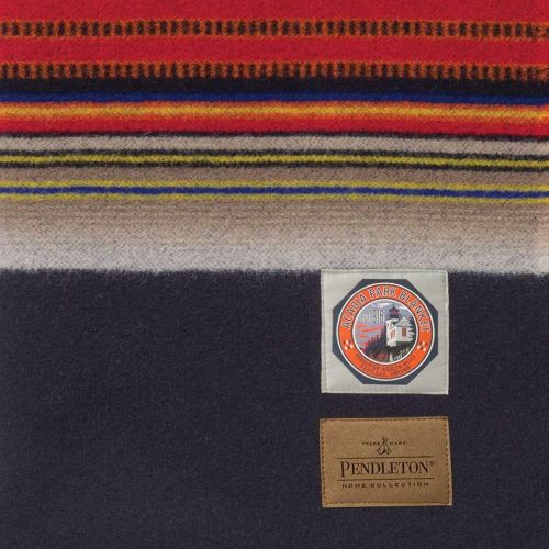  Pendleton Glacier National Park Wool Blanket, White, Full