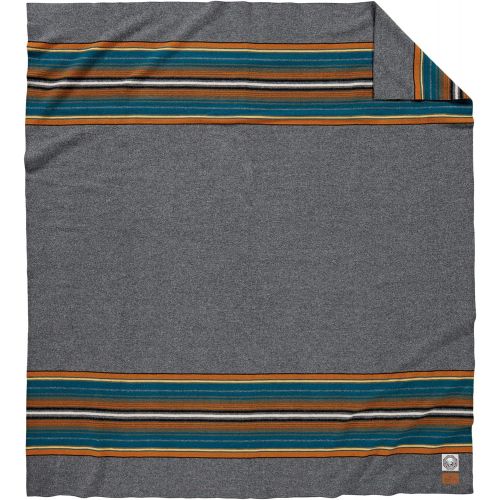  Pendleton Glacier National Park Wool Blanket, White, Full