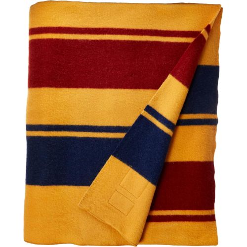  Pendleton Glacier National Park Wool Blanket, White, Full