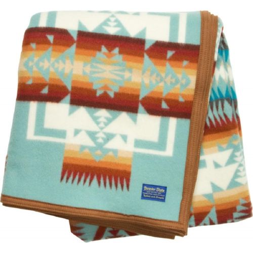  Pendleton PENDLETON CHIEF JOSEPH AQUA BLANKET THROW