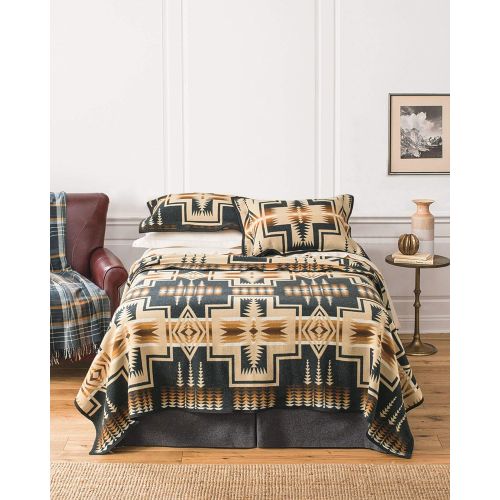  Pendleton Chief Joseph Wool Blanket, Grey, King