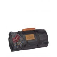 Pendleton Plaid Roll Up Wool Warm Camping Throw Blanket, Charcoal, One Size