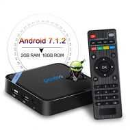 Android TV Box,The Smallest Android 7.1 TV Box Pendoo X8 Mini 2GB 16GB Quad Core 64 Bits 2.4G WiFi H.265 4K Full HD