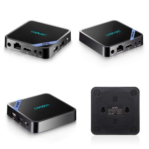  Android TV Box,The Smallest Android 7.1 TV Box Pendoo X8 Mini 2GB 16GB Quad Core 64 Bits 2.4G WiFi H.265 4K Full HD