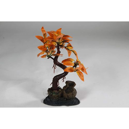  Pennplax Red Bonsai Tree Aquarium Decor, 8-Inch - RR969