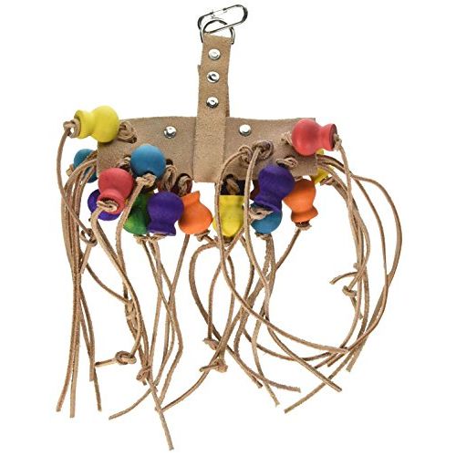  Penn Plax Leather Kabob Bird Toys