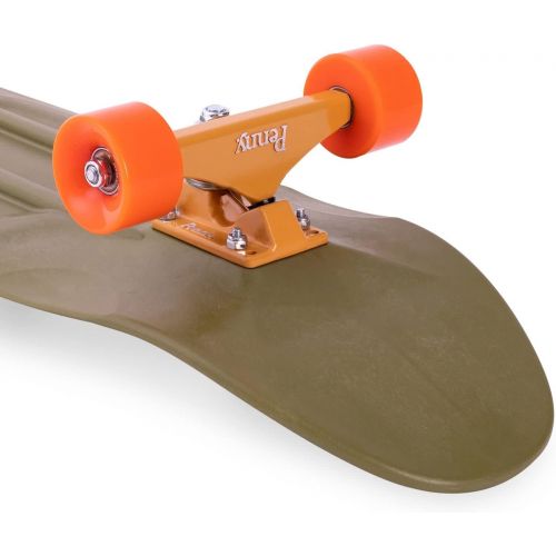 페니 Penny Australia, 32 Inch Burnt Olive Penny Board, The Original Plastic Skateboard