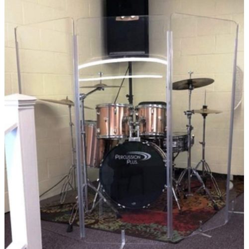  Pennzoni Display Drum Shield Drum Screen Drum Panels DS67 7 2foot X 6foot Panels with Living Hinges