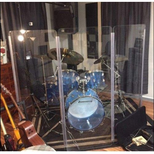  Pennzoni Display Drum Shield Drum Screen Drum Panels DS67 7 2foot X 6foot Panels with Living Hinges