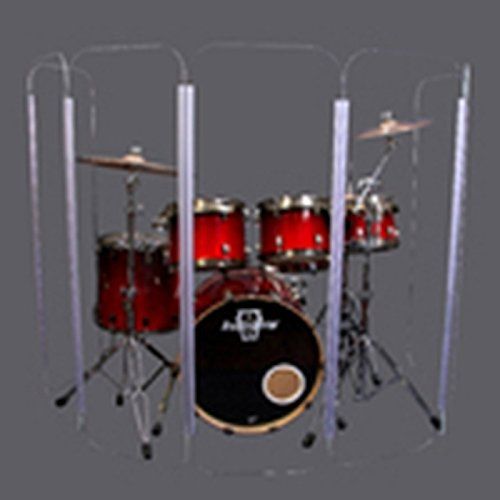  Pennzoni Display Drum Shield Drum Screen Panels DS5 Living 6 Panels 2 Foot X 5 Foot with Flexible Hinges