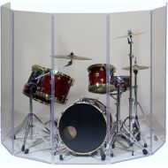 Pennzoni Display Drum Shield DS65 Living Hinges 5 Panels 2 x 6 Panels with Plastic Full Length Living Hinges