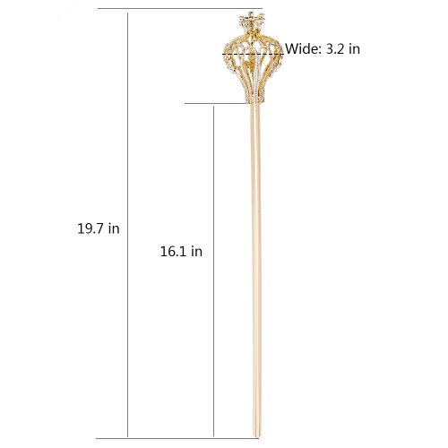  Pensoda Royal Cross Christmas scepter Magic Party wand pageant Costume Accessory.