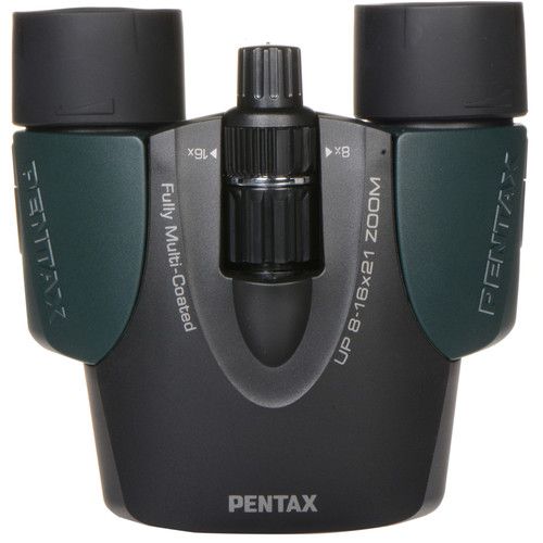  Pentax 8-16x21 U-Series UP Binoculars (Green)