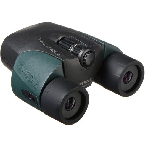  Pentax 8-16x21 U-Series UP Binoculars (Green)