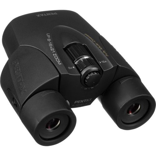  Pentax 8-16x21 U-Series UP Binoculars (Black)